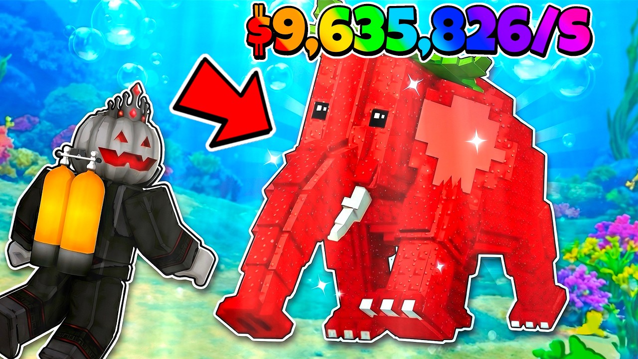 Я разбогател в Roblox Dive, играя в Brainrots!