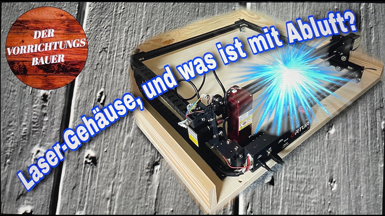 Gehäuse mit Absaugung Laser Cutter/Engraver ORTUR Graviermaschine 2PRO S2-SF | Der Vorrichtungsbauer