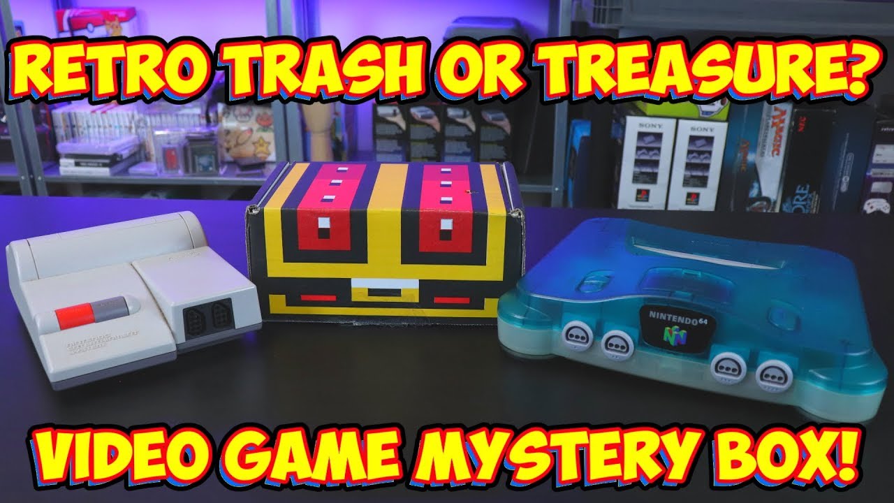 Retro Game Treasure Loot Box! Mystery Games Found From The Dump!