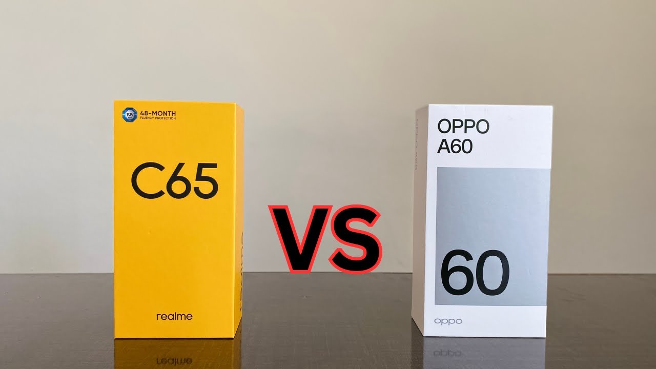 Realme C65 VS Oppo A60 Detailed Comparison - Oppo A60 Comparison with Realme C65 👍