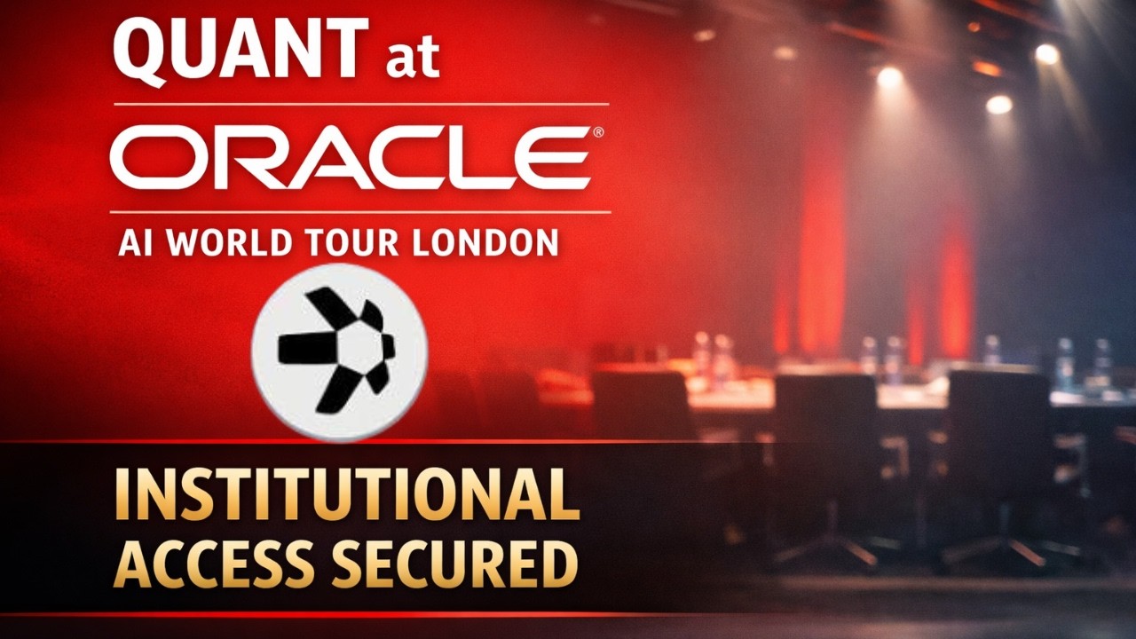 Gilbert Verdian Speaks On Quant at Oracle AI World Tour