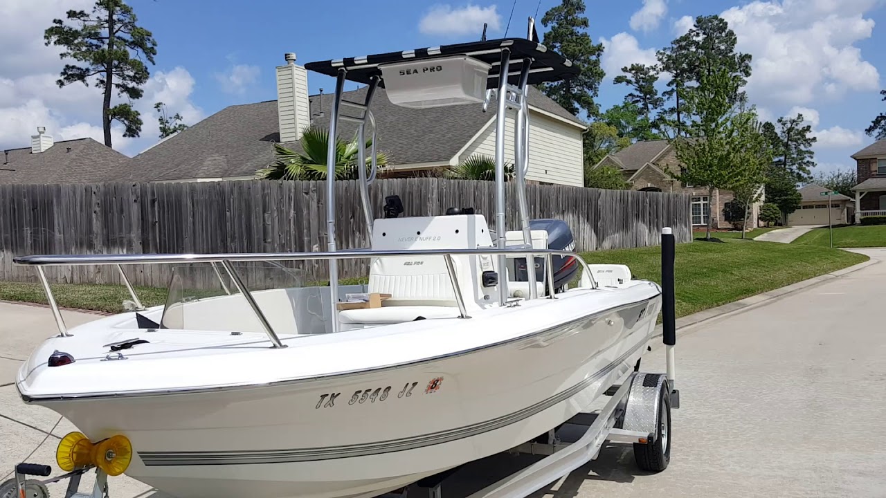 Sea Pro with T-top installed