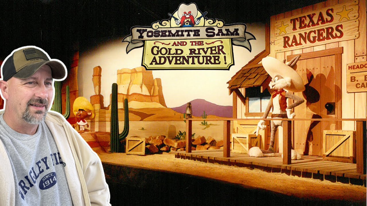 Reacting to Yosemite Sam & The Gold River Adventure at Six Flags Over Texas | Classic Dark Ride!
