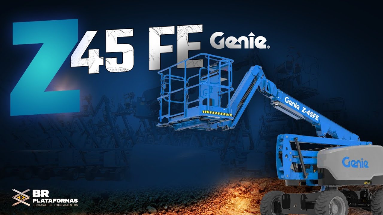 PLATAFORMA ELEVATÓRIA HÍBRIDA Z45 FE DA GENIE  BR PLATAFORMAS