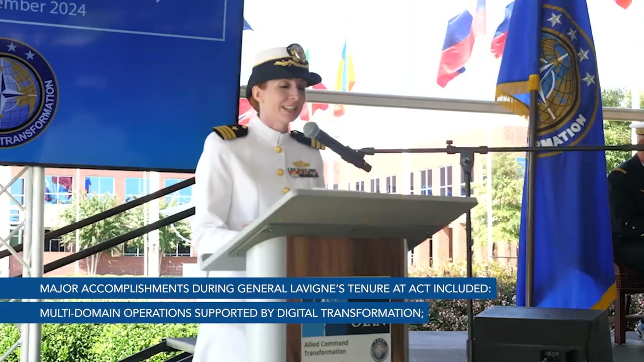 NATO's Allied Command Transformation Change of Command Ceremony 2024