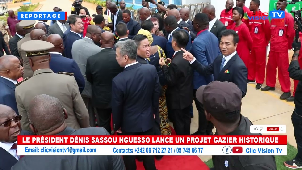 INAUGURATION DE L'USINE DE VALORISATION DU GAZ ASSOCIÉ DE LA SOCIÉTÉ WINGWAH 