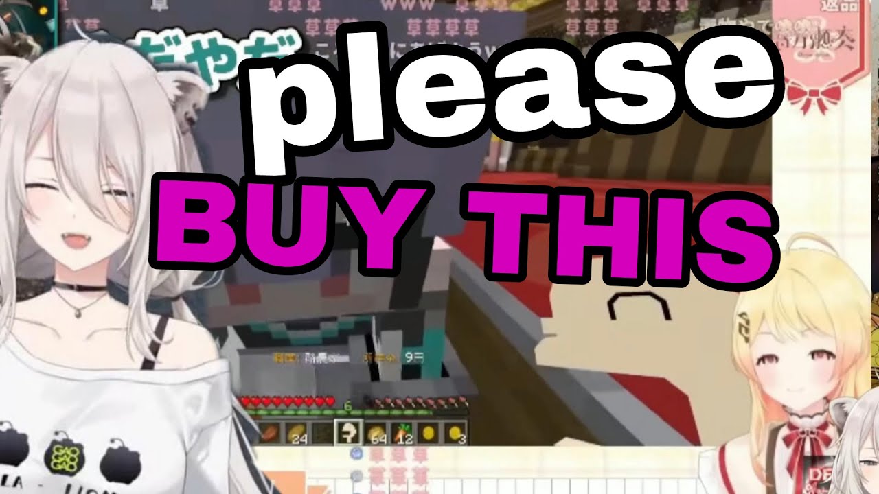 Shishiro Botan Can't Stop Laughing At Desperate Kanade | minecraft [Hololive/Sub]