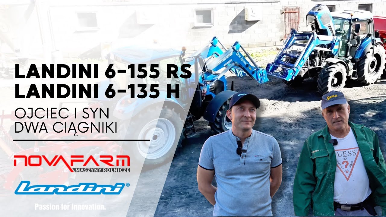 Myśleli, że jeden ciągnik wystarczy... skończyło się na dw&oacute;ch! Landini 6-155 RS i Landini 6-135 H !