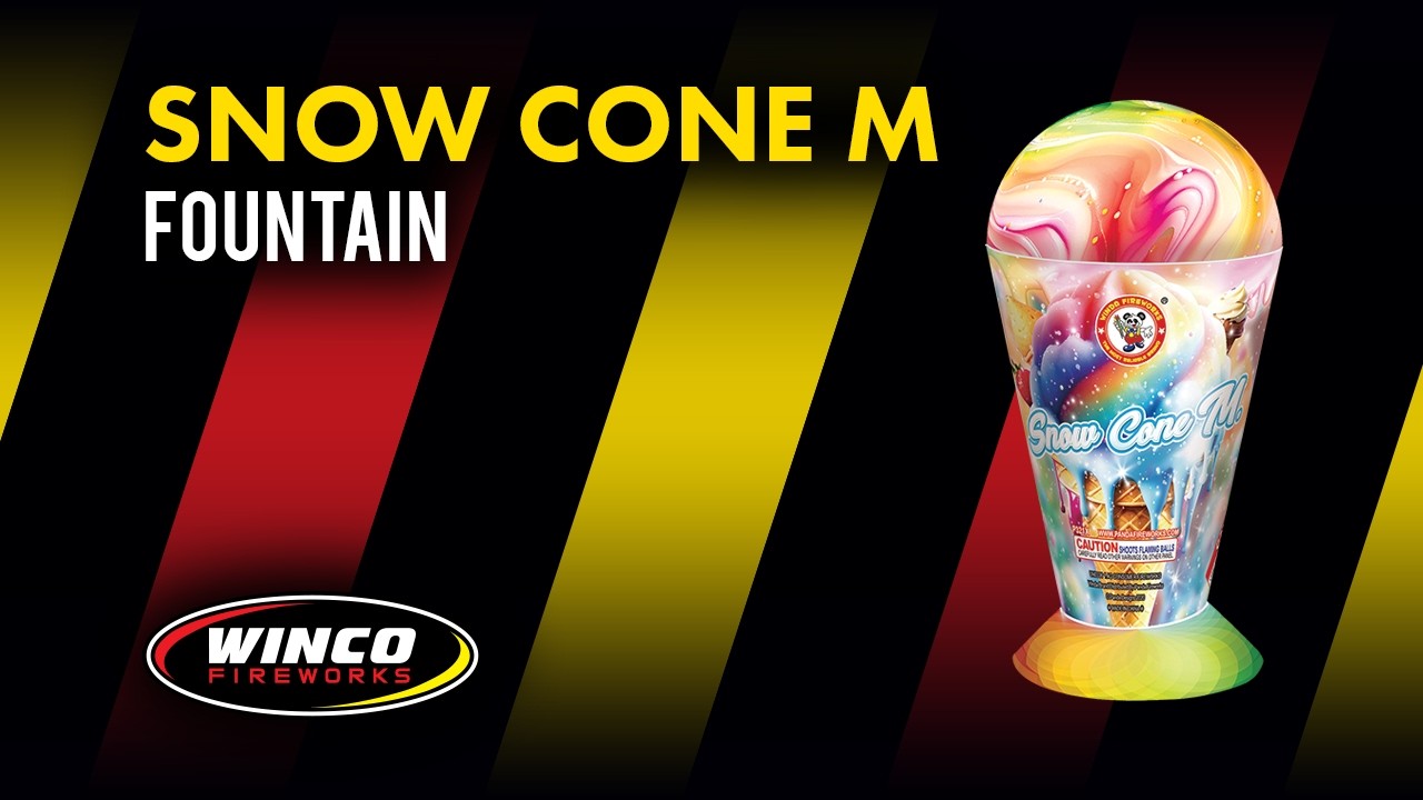 Snow Cone Medium by Winda Fireworks 16/1 FNP3233