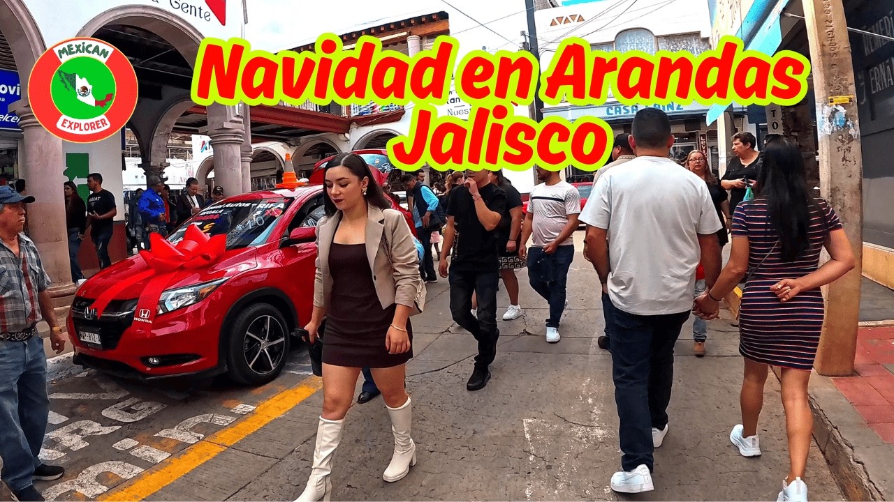 Navidad en Arandas Jalisco 4K Walking Tour