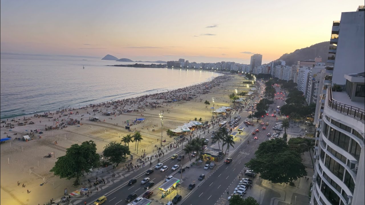 Unrealistic Views of Copacabana Beach and Arena Hotel Rio Brazil