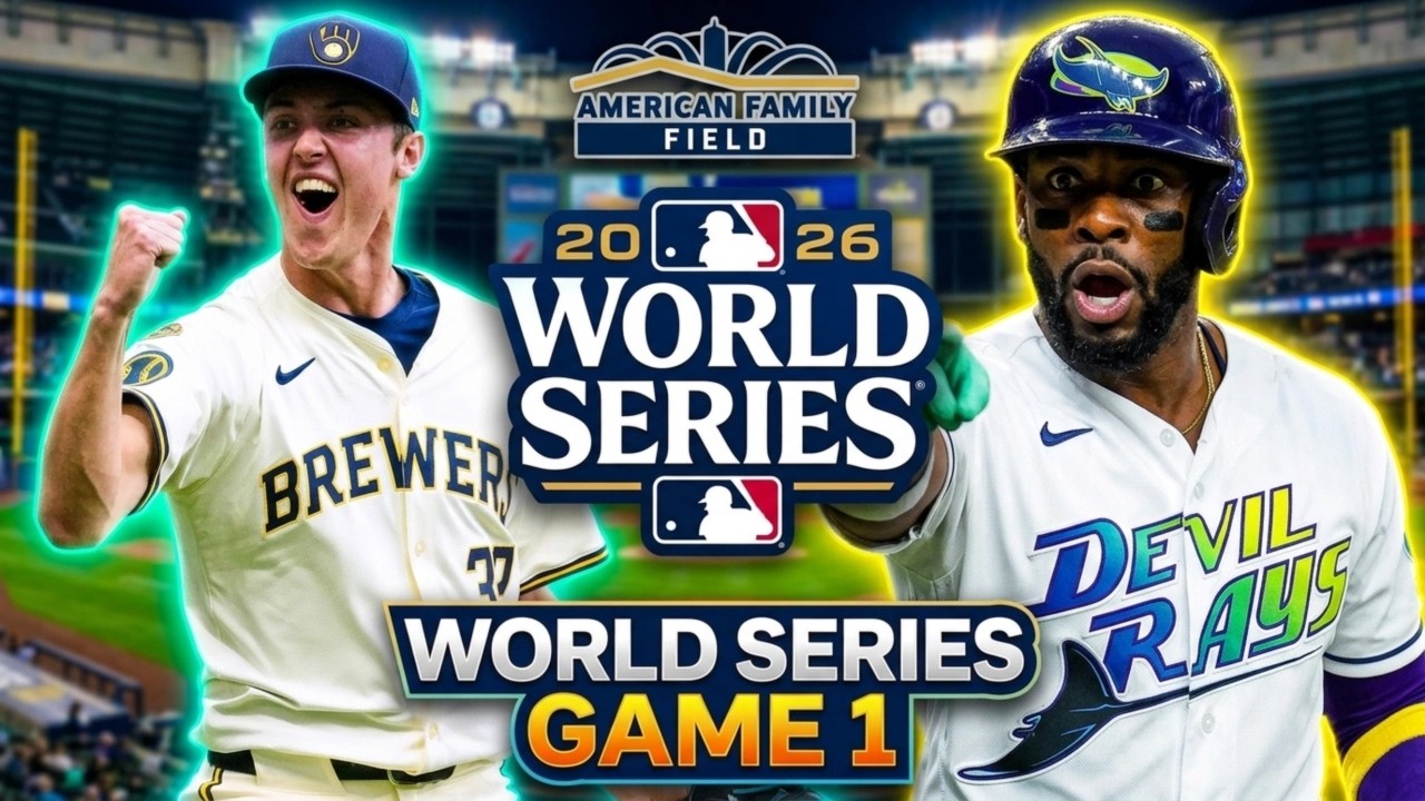 Brewers против Rays &mdash; Мировая серия 2026, игра 1, лучшие моменты матча (симуляция MLB The Show 26)