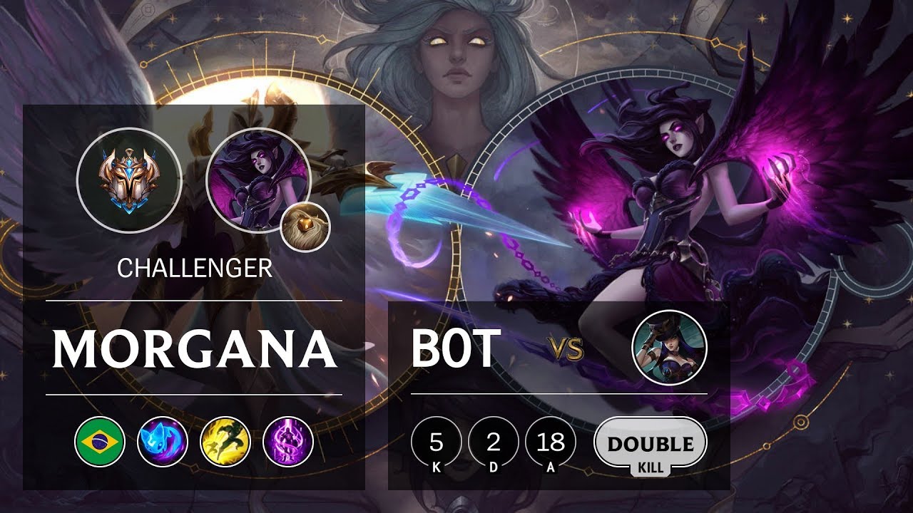 Morgana Bot vs Caitlyn - BR Challenger Patch 9.19