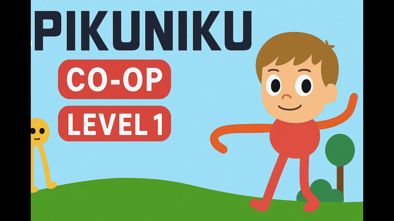 🎮 Pikuniku Co-Op – Level 1 with Gabriel! 🤝✨