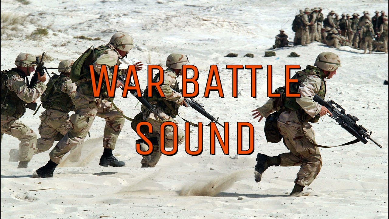 WAR BATTLE SOUND/ AIRPLANES / HELICOPTERS / TANKS / RIFLES / SHOTS / EXPLOSIONS