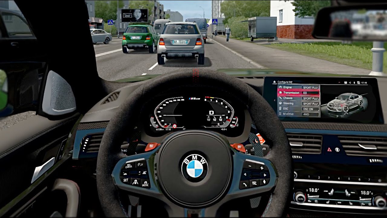 City Car Driving - BMW M5 CS F90
