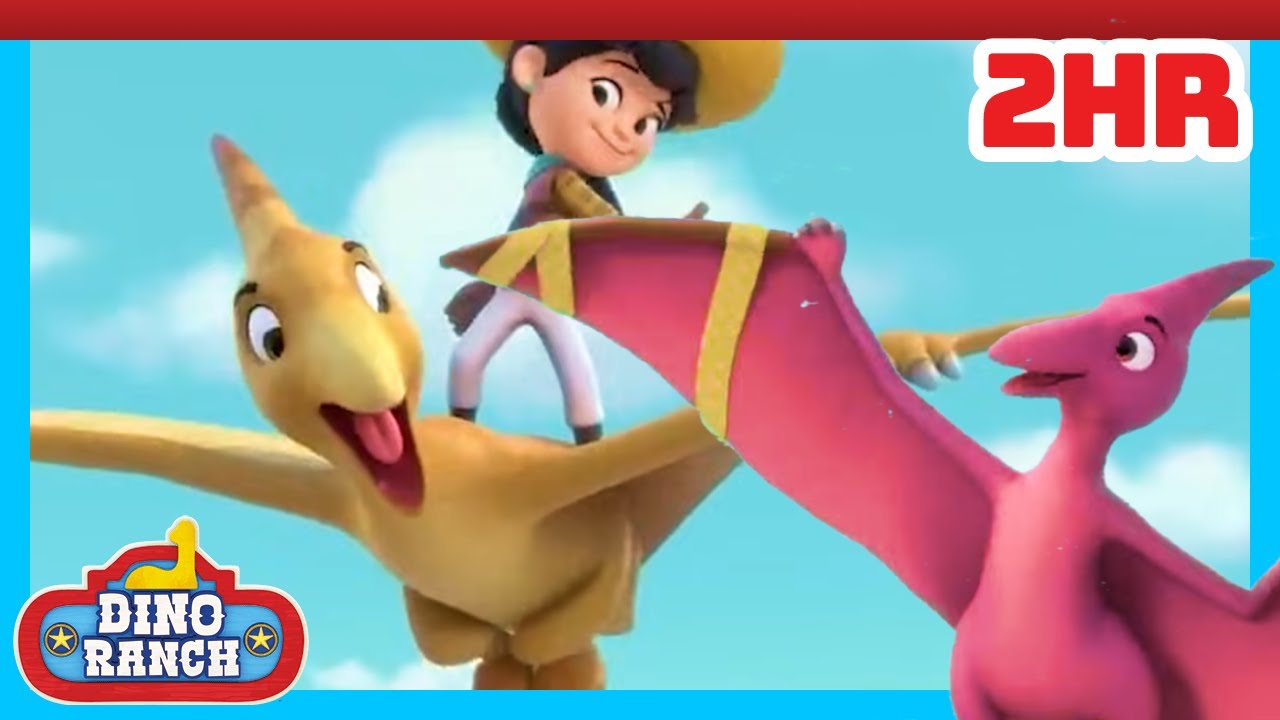 🦖 ¡Rescate de huevos en Dino Ranch y Maggie aprende a volar! | Dino Ranch Español