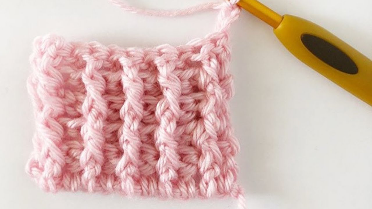 Front and Back Post Double Crochet