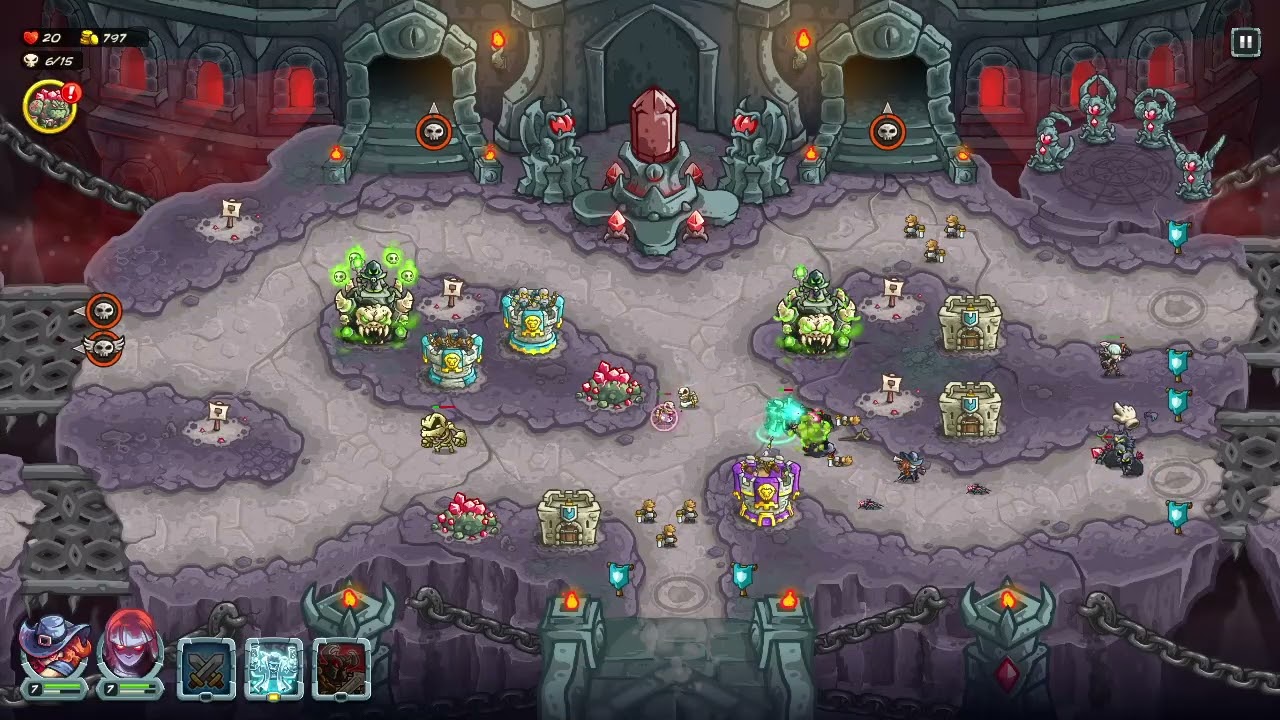 Kingdom Rush Alliance detonado parte 10 Temple Courtyard