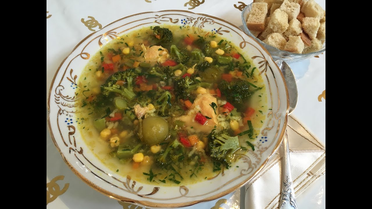 Super ləzzətli və dietik brokoli şorbası. Brokoli çorbası . Суп из брокколи