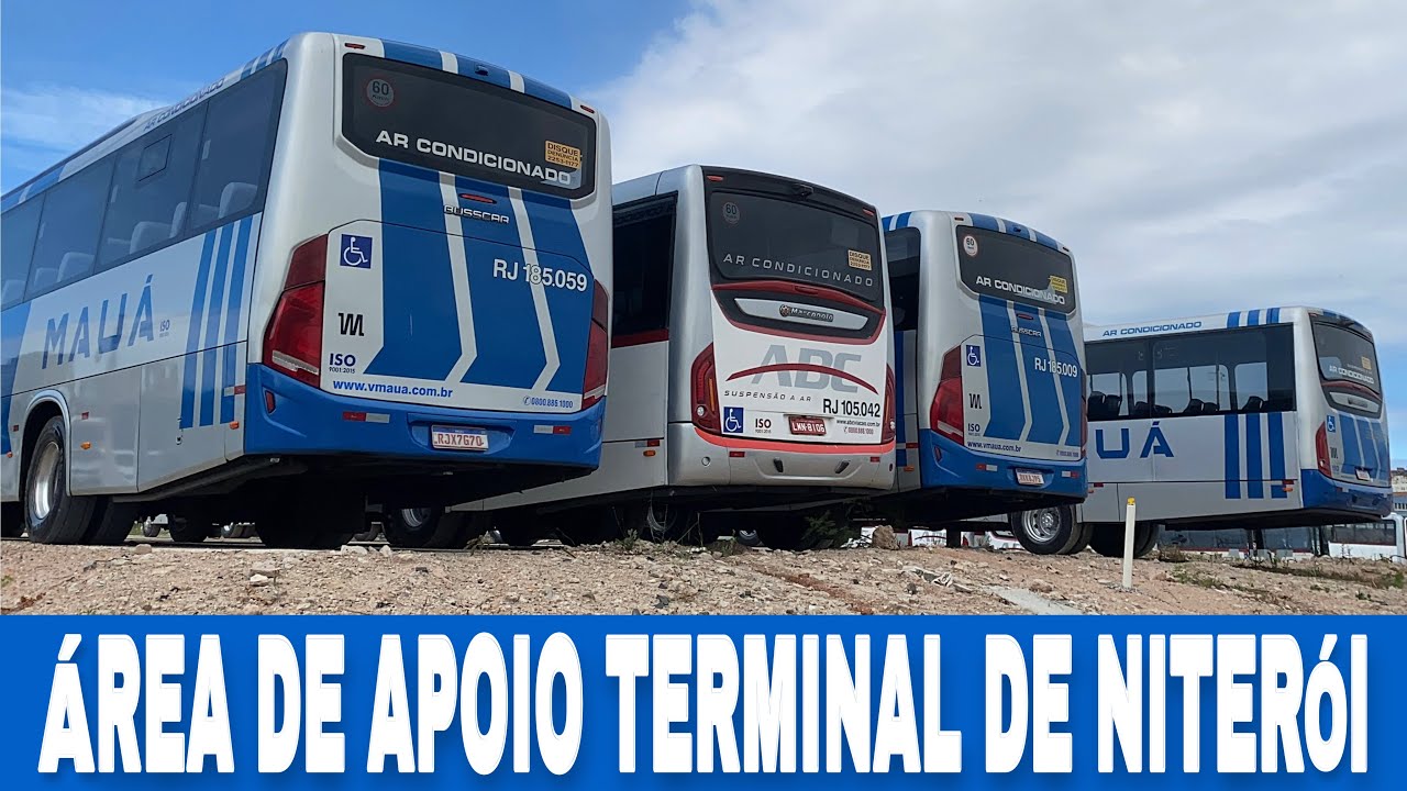 Área de apoio do Terminal Rodoviário de Niterói (RJ) - Movimentação de Ônibus #124