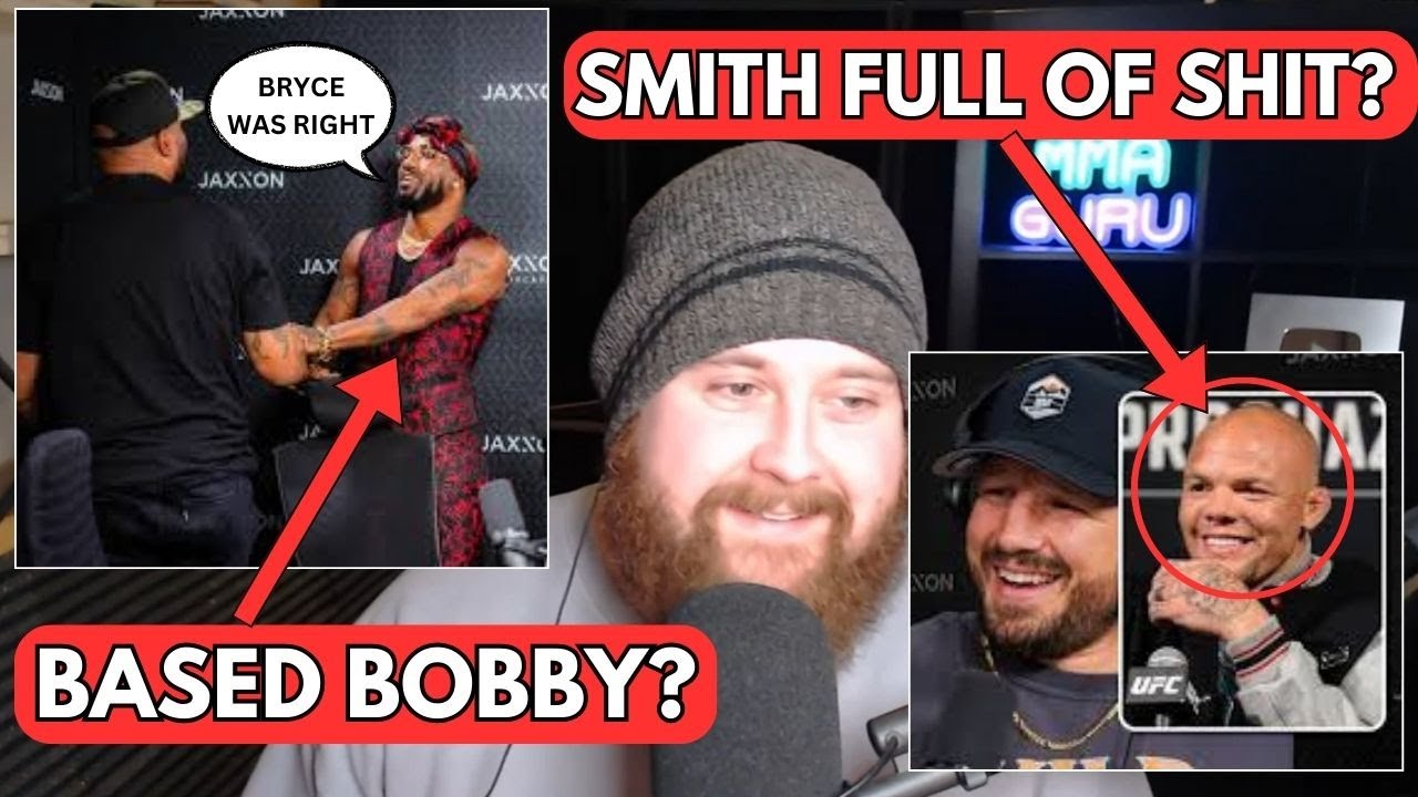 THE MMA GURU ON BASED BOBBY GREEN STICKING UP FOR BRYCE, TJ DILLASHAW CALLS ANTHONY SMITH A LIAR?