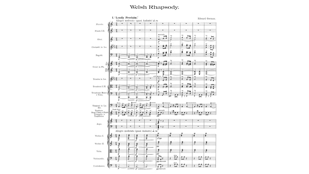 Edward German – Welsh Rhapsody