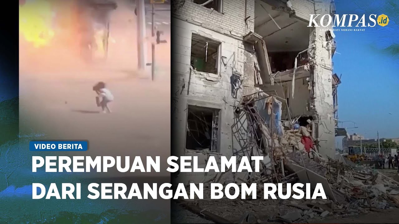 Detik-detik Perempuan Selamat dari Serangan Bom Rusia di Kharkiv