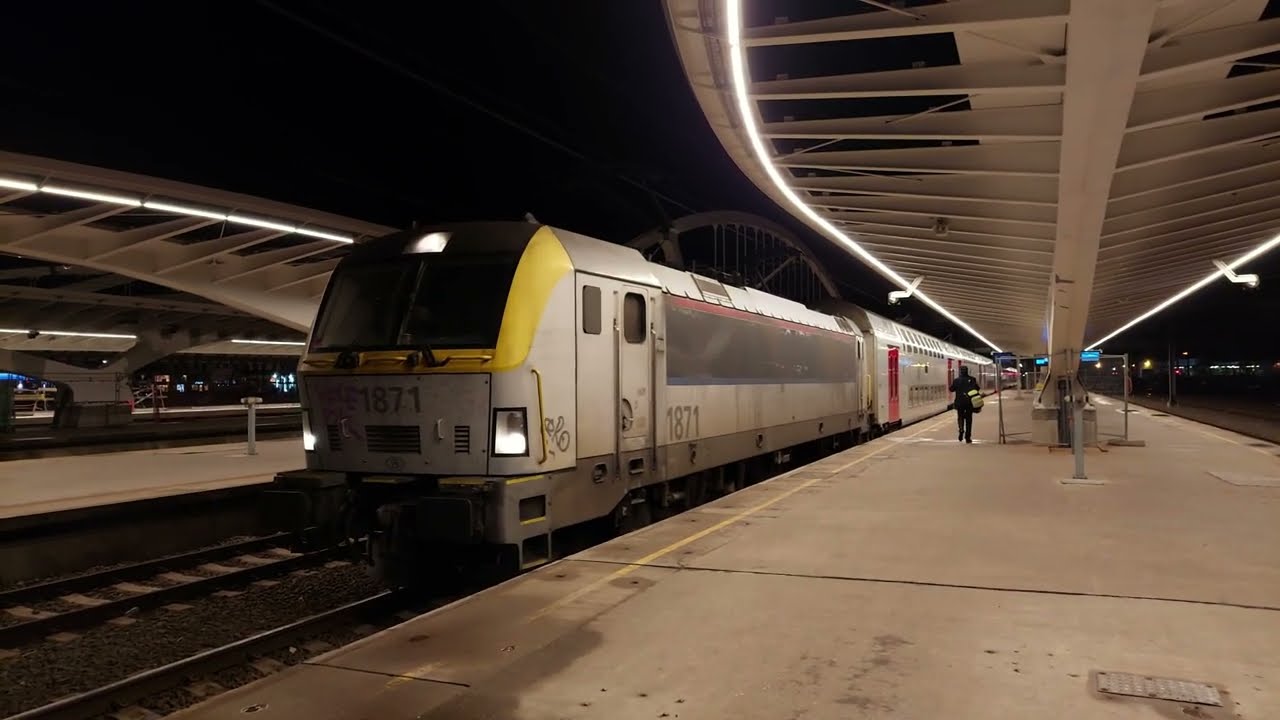 Des trains à Mons de nuit, des frets et un Nightjet