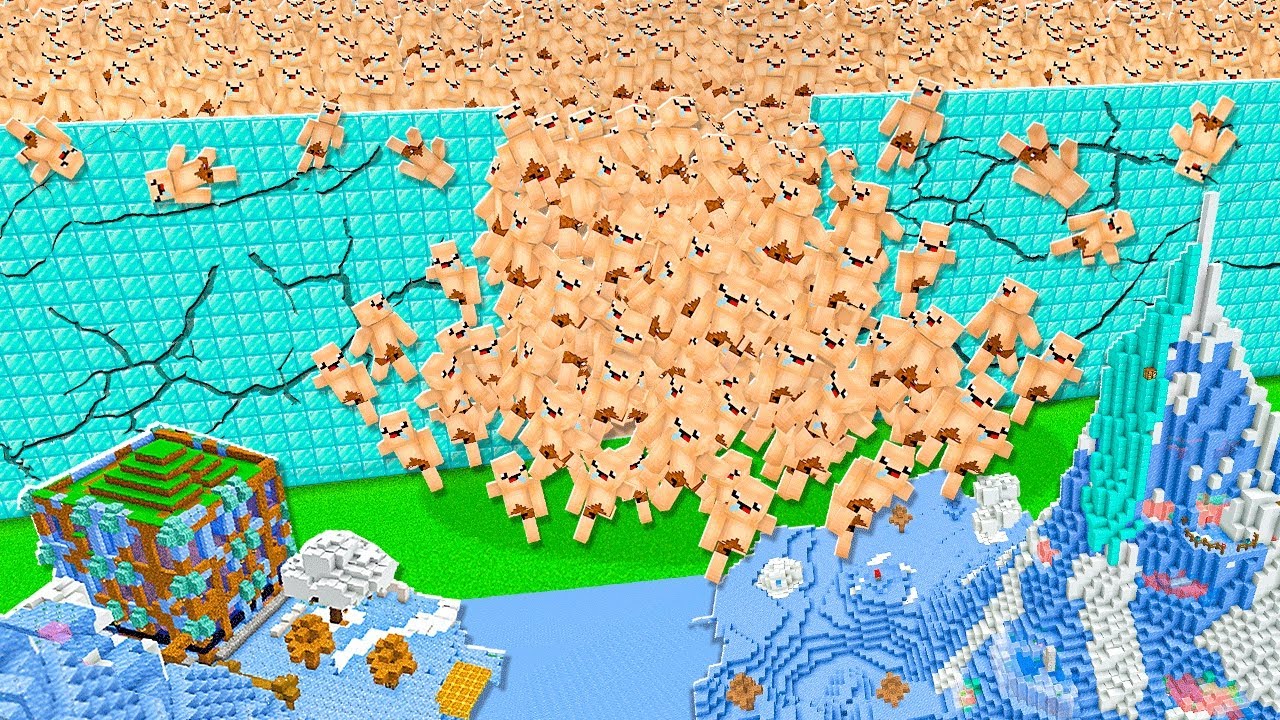 BOBO WYSŁAŁ ARMIĘ na MILIONOWICE w Minecraft! 😰 (WOJNA?)