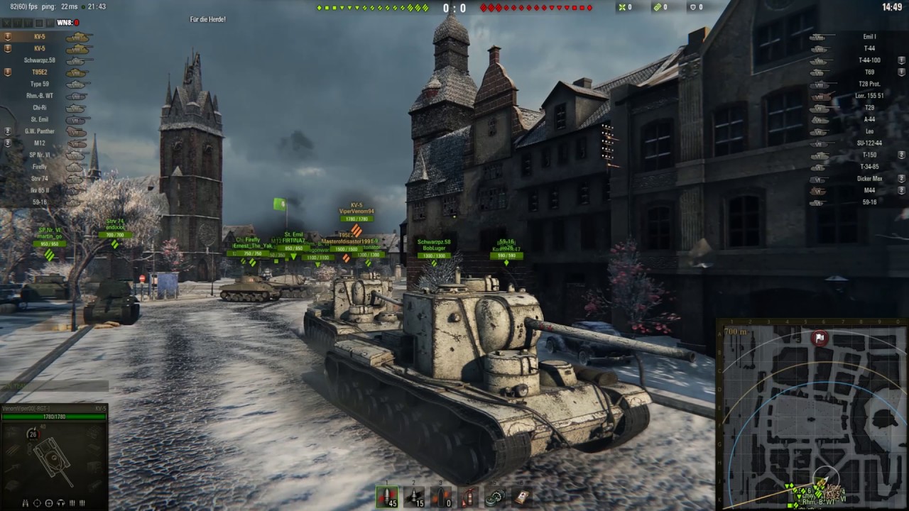 WoT - Best of Zuschauer: IS-7 und KV-5 [ deutsch 🐄 gameplay ]