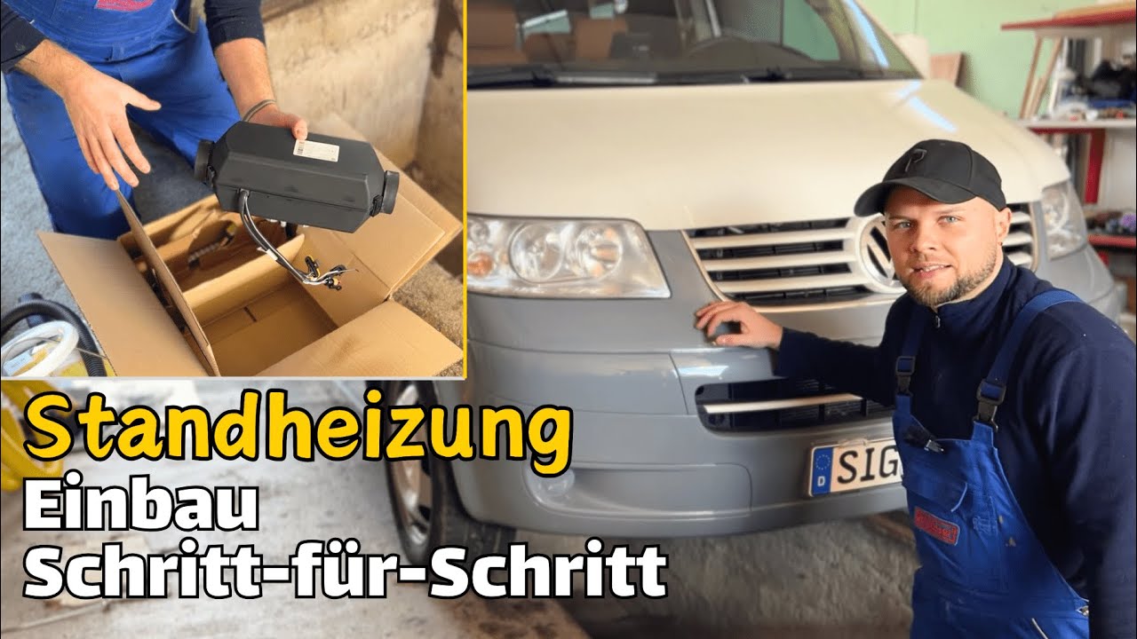 Standheizung Einbau im VW T5 /Schritt-für-Schritt Anleitung (Autoterm Air 2D)