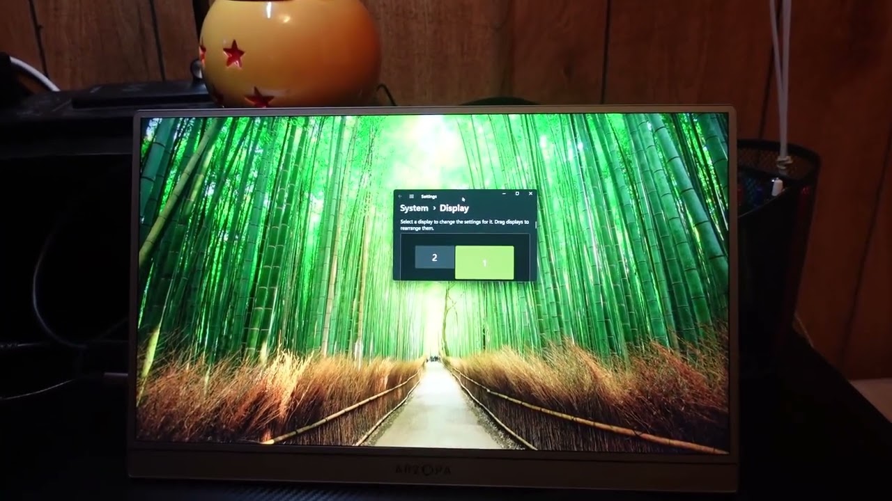 Great for Portrait or Landscape Mode! ARZOPA Z3FC Portable Monitor
