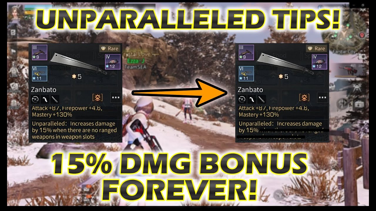 Lifeafter Unparalleled Trick, Get 15% Damage bonus with guns in shortcut slot!~ Tips and Trick