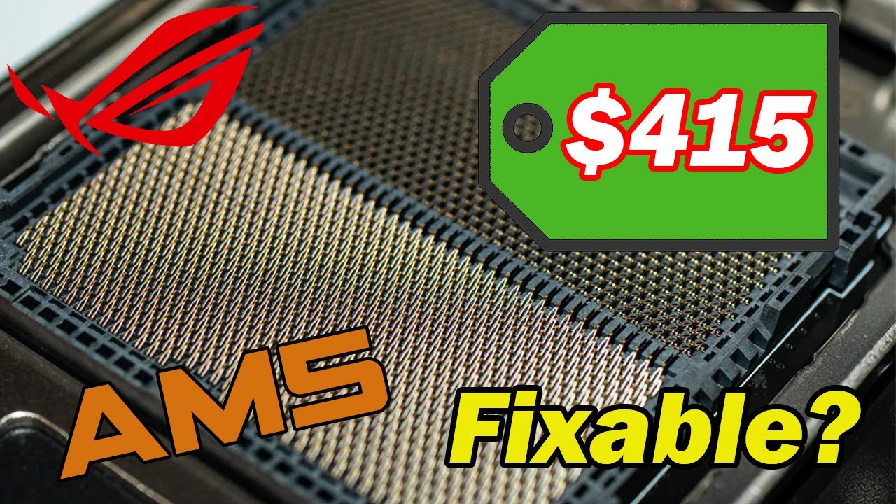 AM5 Socket Pin Repair: $415 ROG Board on the Line