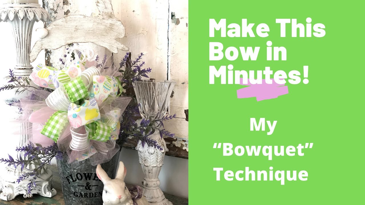 Make Professional Looking Bows In Minutes! | Easy Bow Tutorial | Multi Ribbon Bow |Looped Bow