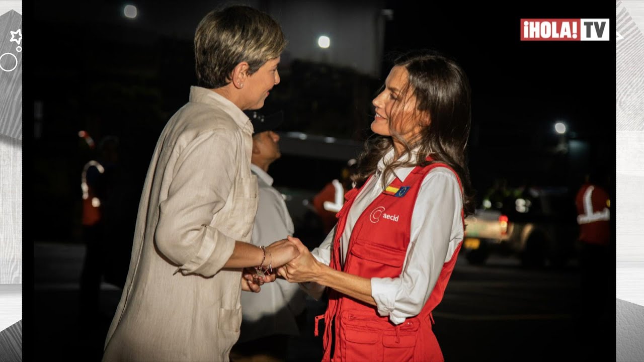 Los primeros encuentros de la reina Letizia en su viaje de Cooperación a Cartagena | ¡HOLA! TV