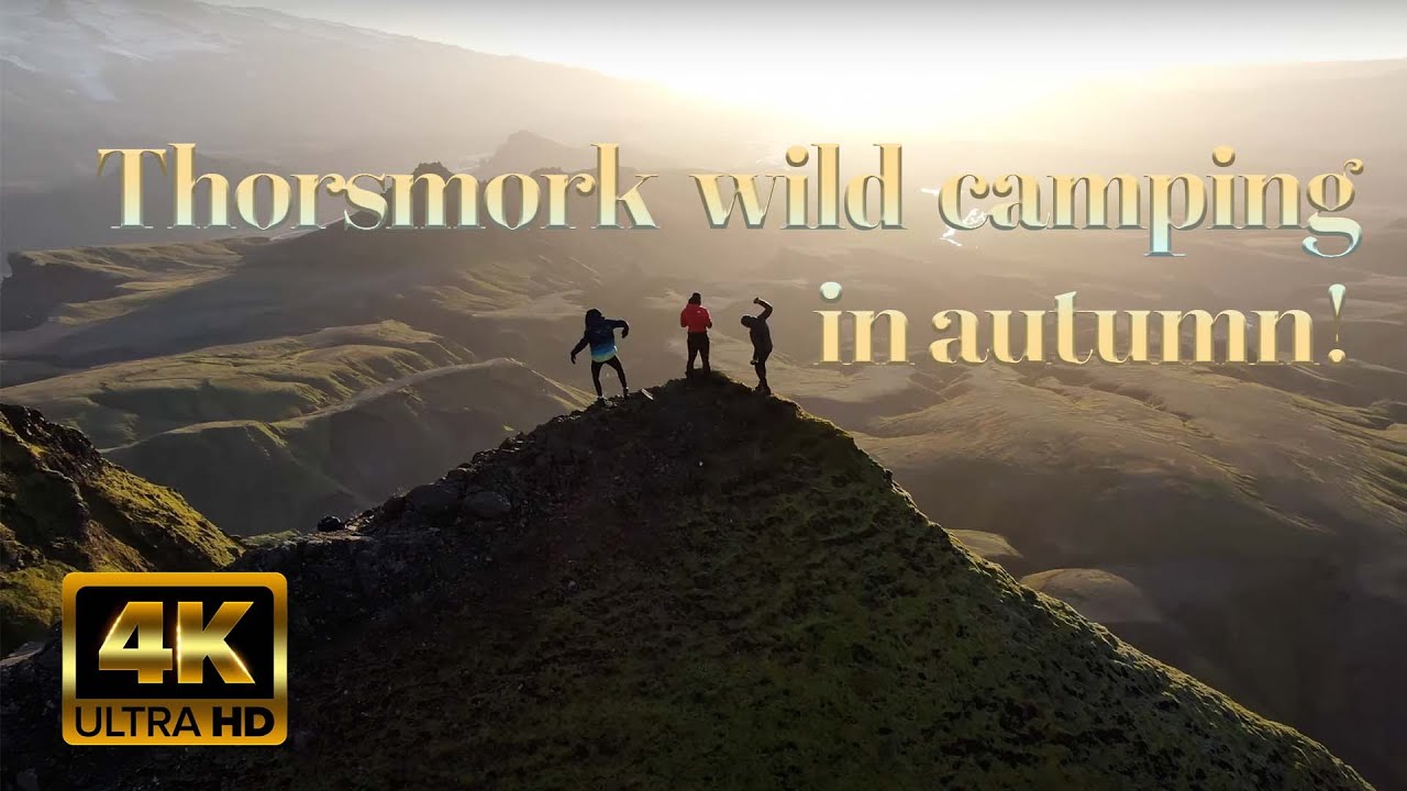 Iceland hiking 4k - Thórsmörk Valley in Autumn Vol.2  (drone 4k)