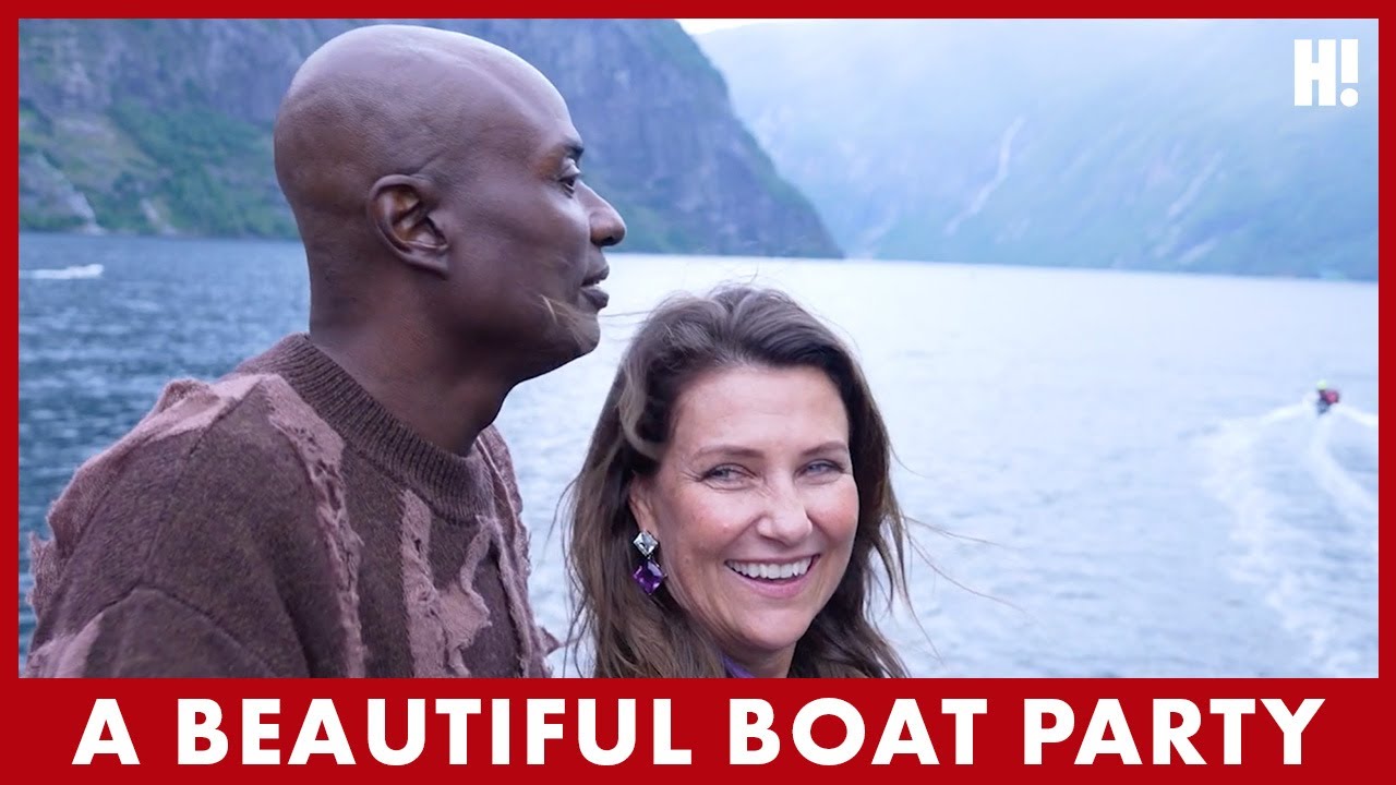 EXCLUSIVE: The wedding boat party of Princess Märtha Louise and Durek Verrett | HELLO!