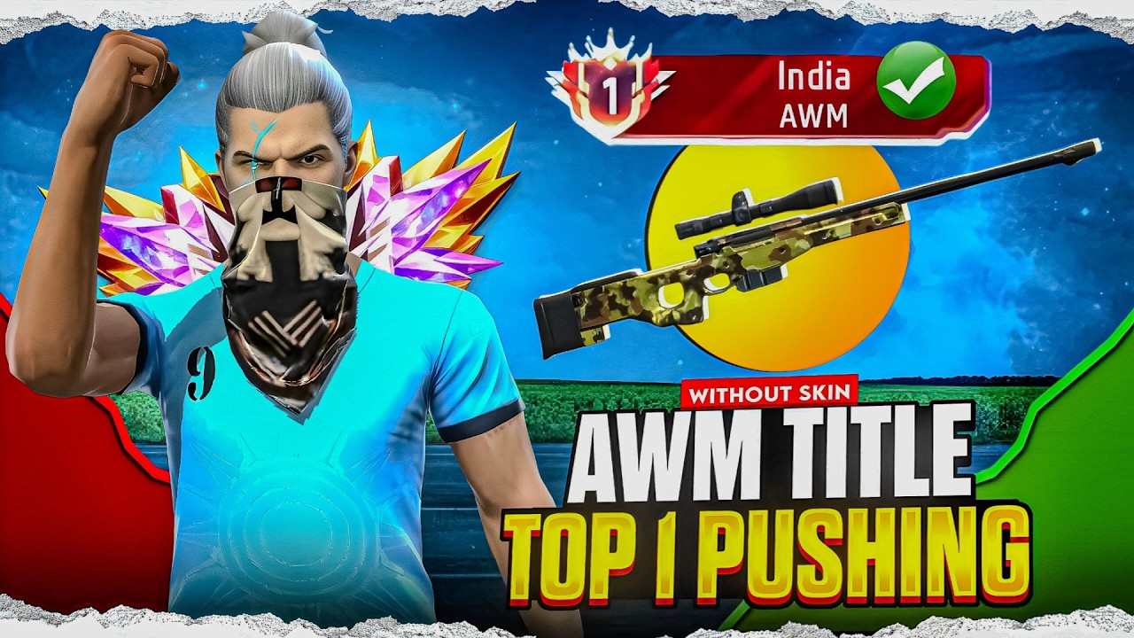 Pushing Top 1 Title In Awm | Free Fire Solo Rank Pushing With Tips And Tricks | Ep-5
