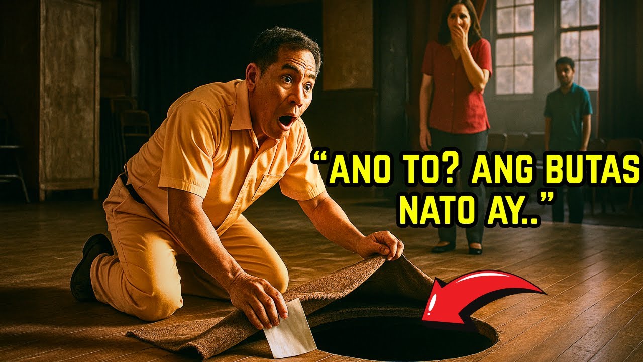 JANITOR NAGLINIS SA LUMANG PAARALAN—PERO NANG HILAHIN ANG CARPET SA ILALIM NG STAGE, NATUKLASAN NIYA