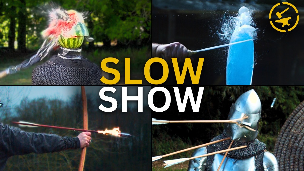When Medieval Weapons Meet Slow-Mo Camera