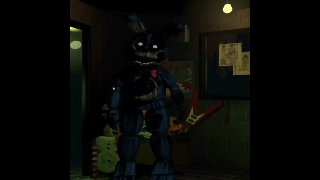 Phantom Toy Bonnie in FNaF 3 (FNaF Jumpscares)