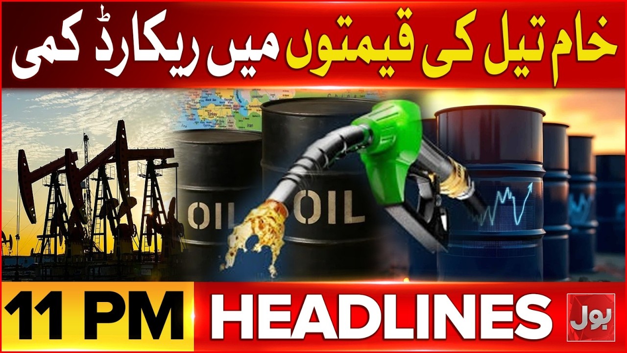 Gilgit Baltistan Elections | Record Drop In Crude Oil Prices | BOL News Headlines At 11 PM