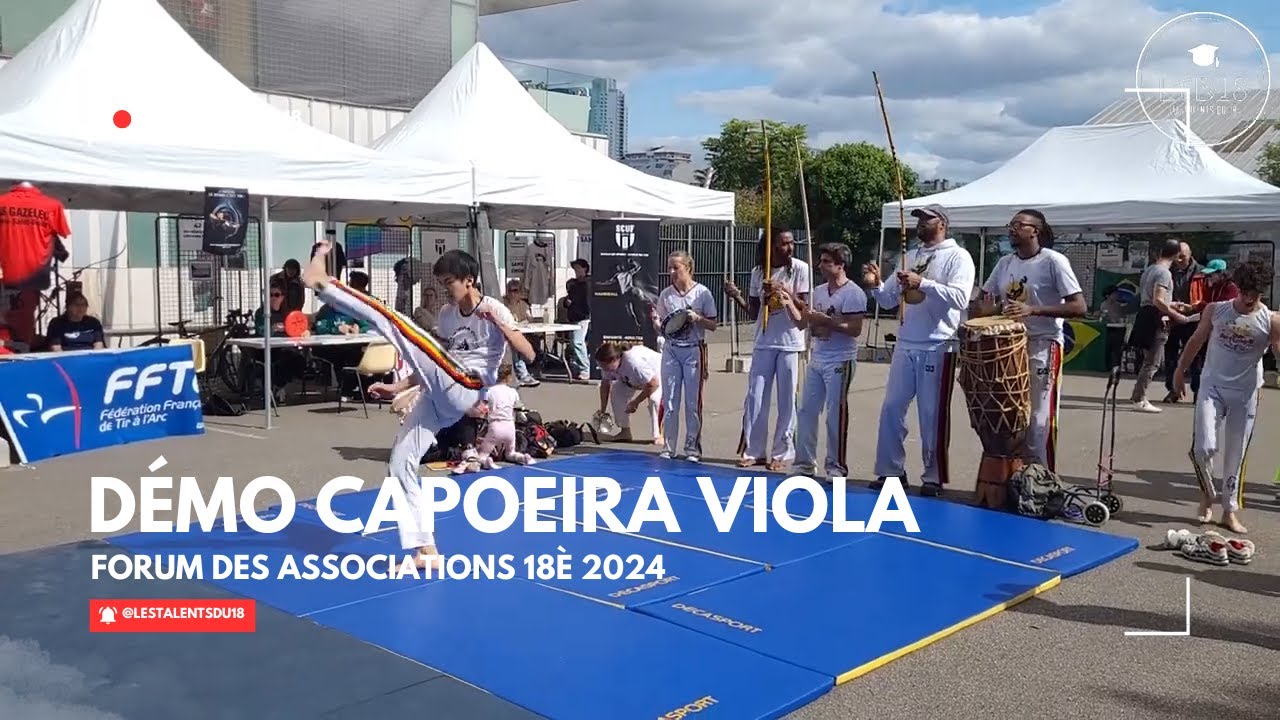 Capoeira Viola au forum des associations 18e 2024