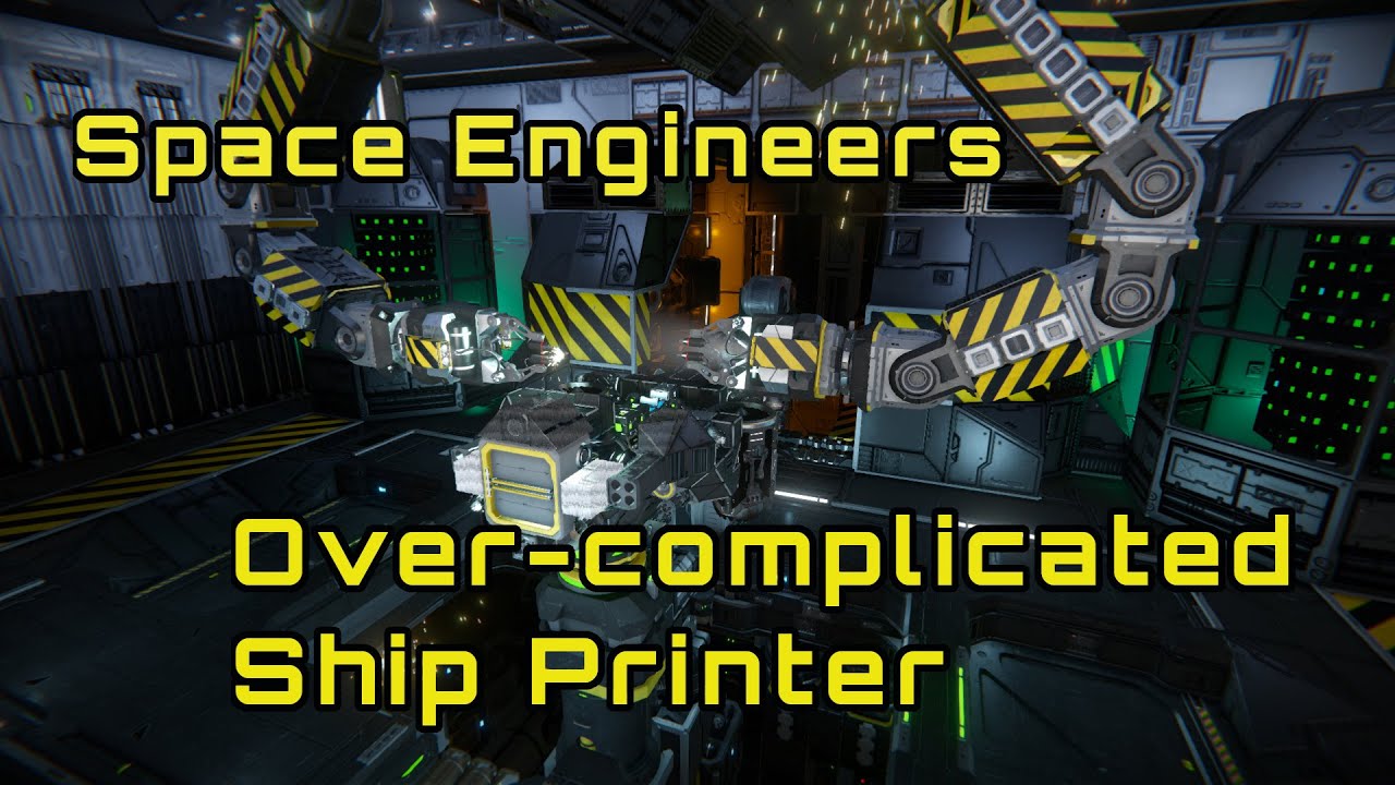 Space Engineers Strike Fighter Ship Printer