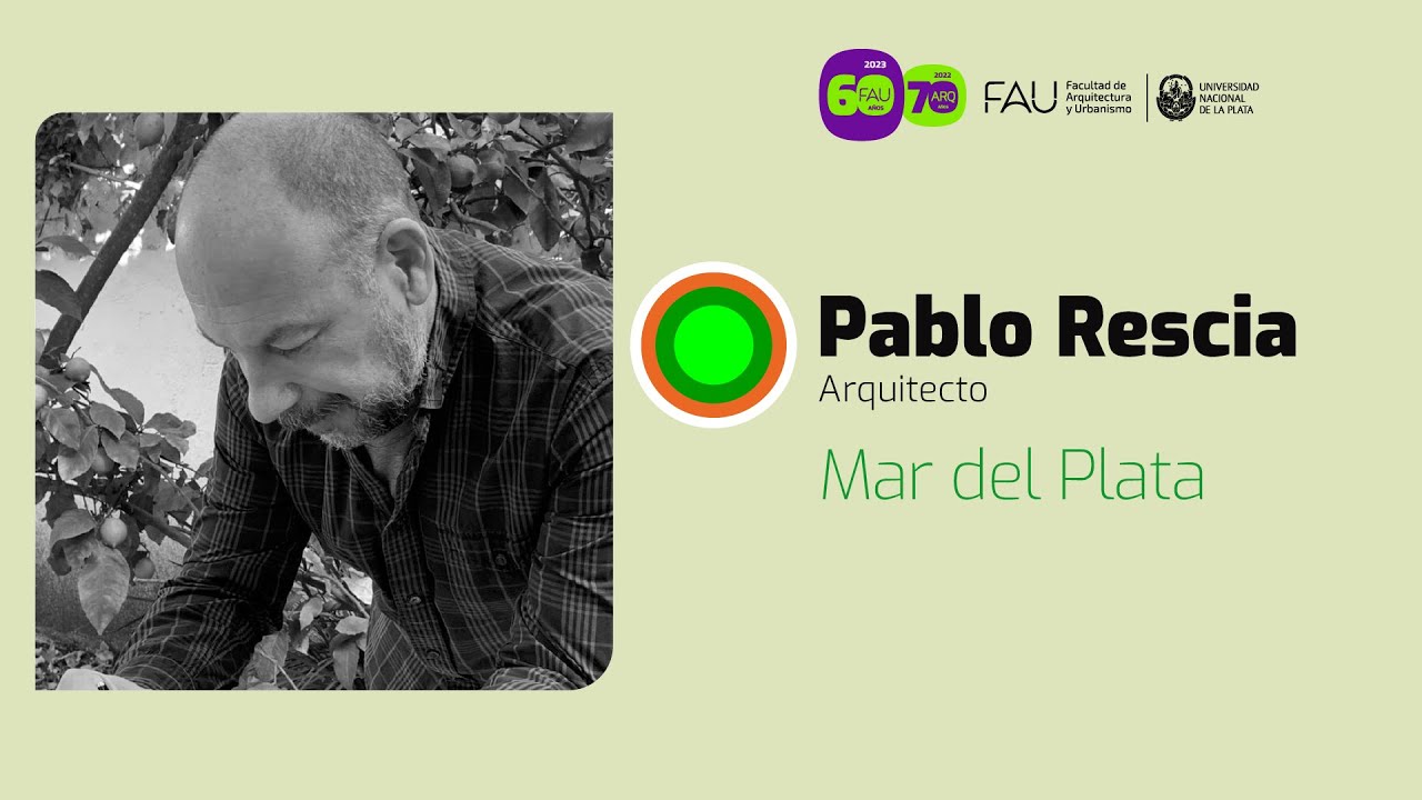La Plata 2082 -Conferencia a cargo de  Pablo Rescia