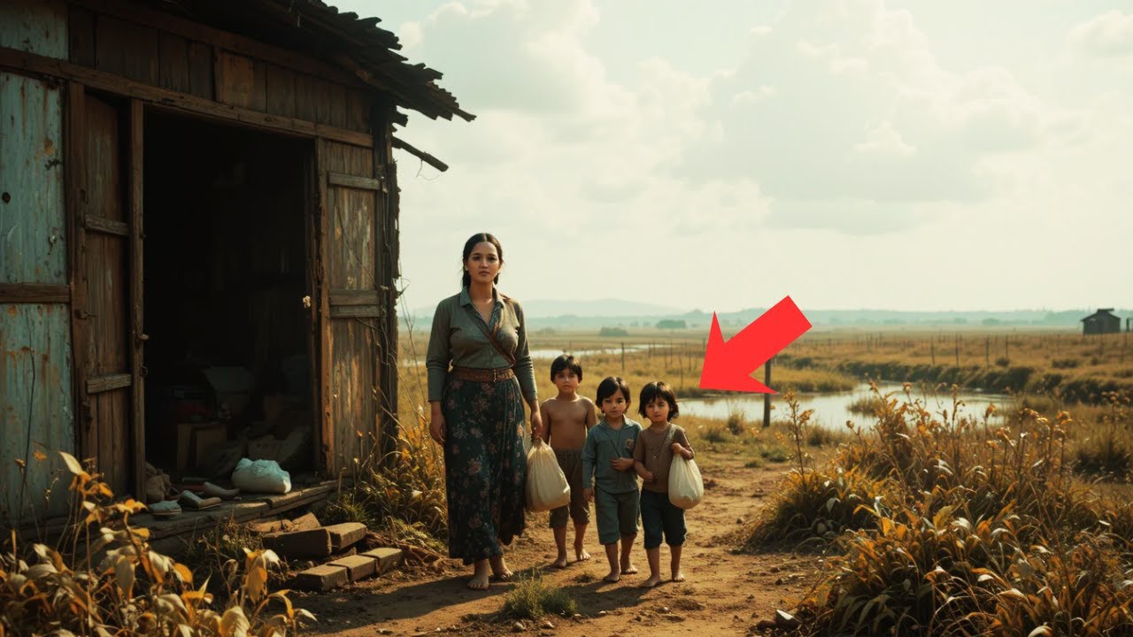 VIÚVA E OS FILHOS SE MUDARAM PRA TAPERA ESQUECIDA — MAS O QUE ESTAVA ENTERRADO LÁ MUDOU TUDO