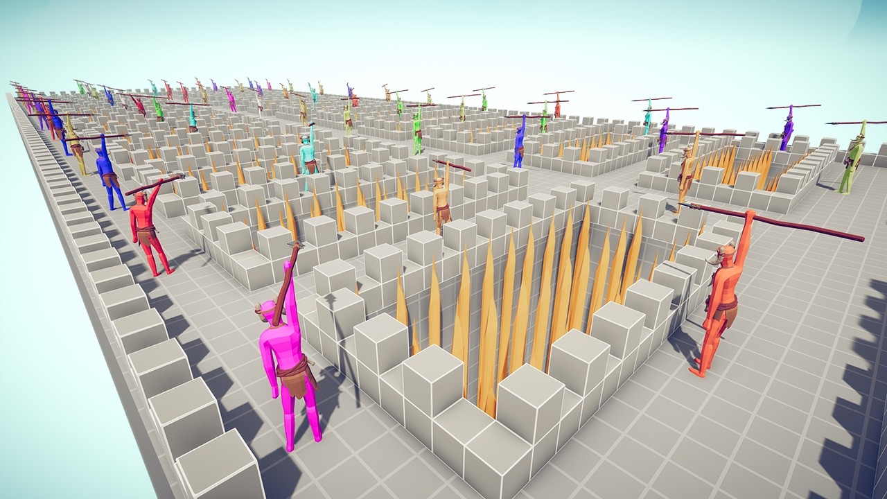Battle Royale On The Modern Holes Map | Totally Accurate Battle Simulator TABS