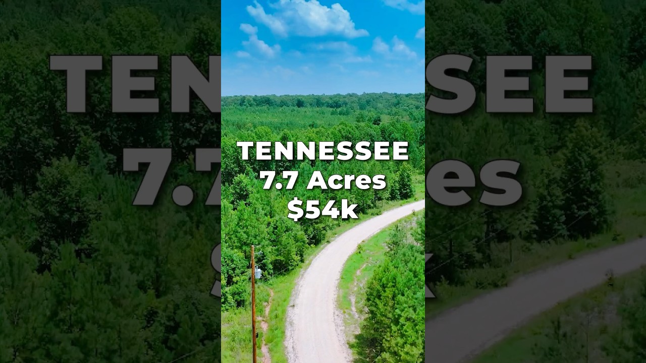 7.7 Acres of LAND for SALE in TENNESSEE with Power for $54k &bull; LANDIO